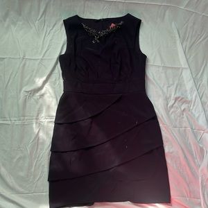 A formal purple dress